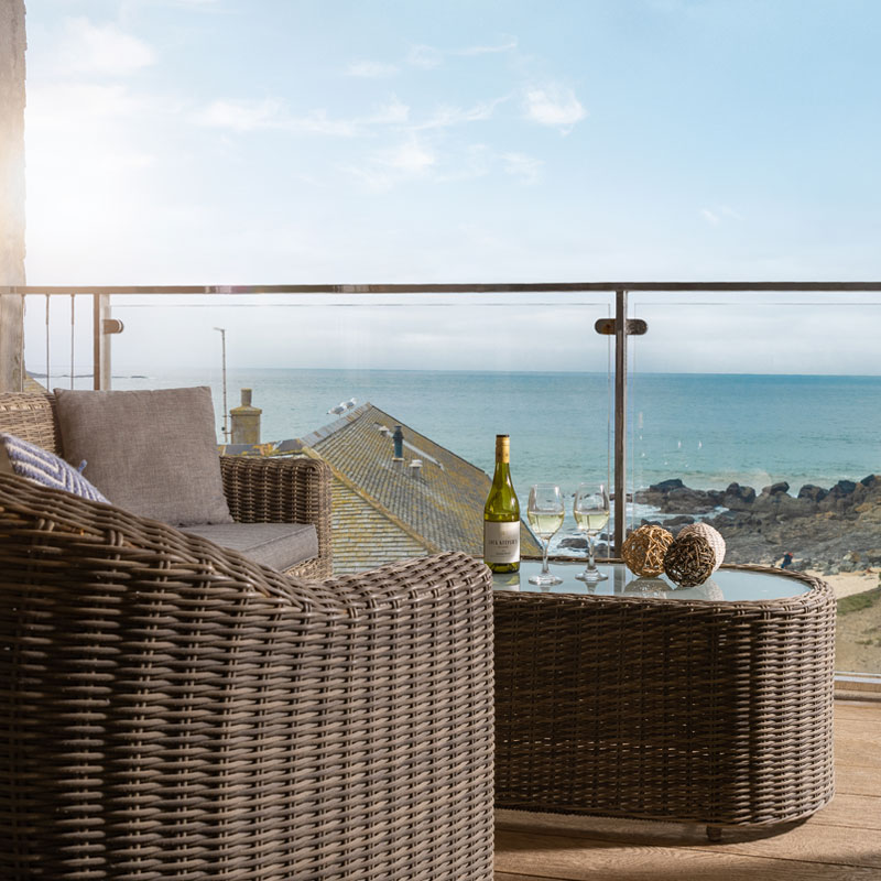 Slipway - Wine on the balcony