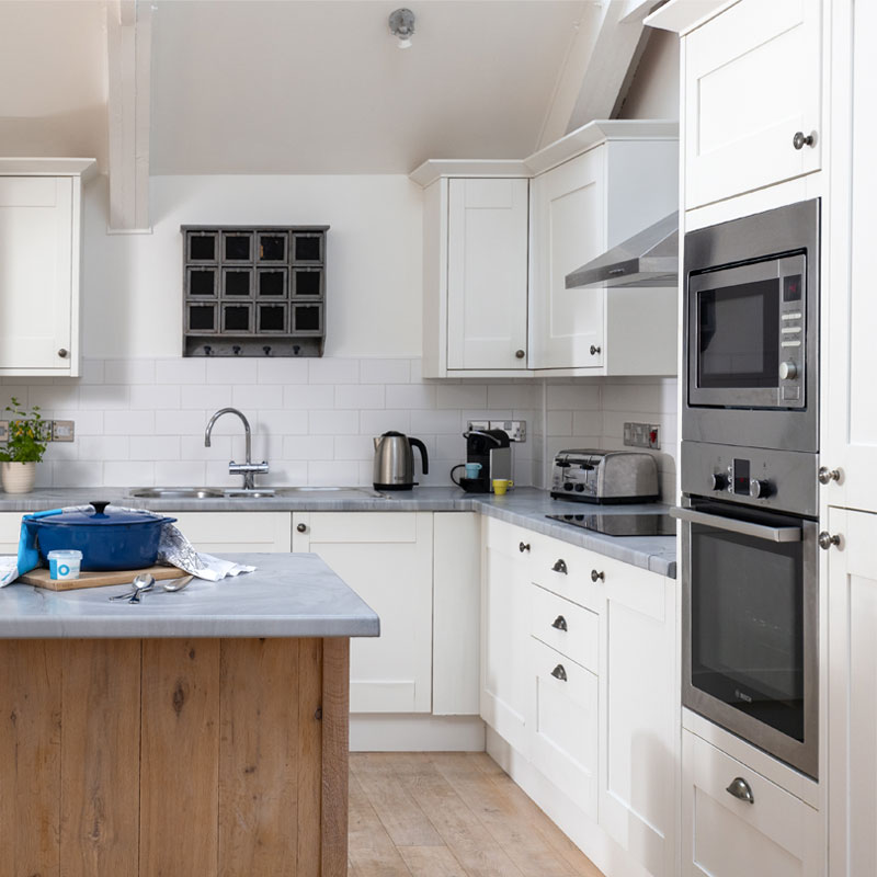 Zennor - View of kitchen from dining room