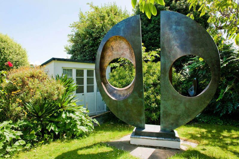 Barbara Hepworth Gardens during a short break in St Ives