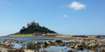St Michael's Mount near luxury apartments in St Ives