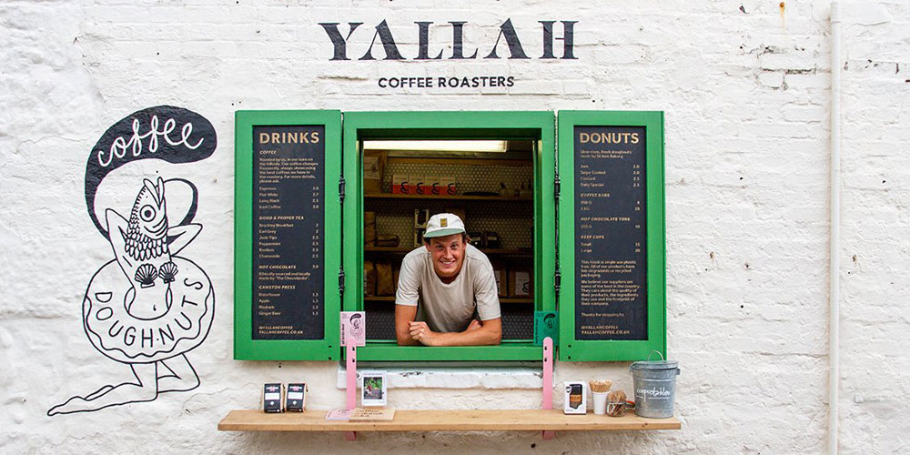 Yallah Coffee Kiosk in St Ives