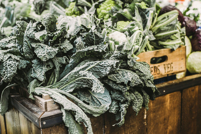 vegetables at the farmer's market