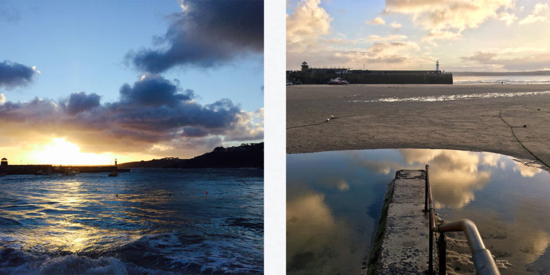 january february st ives cornwall