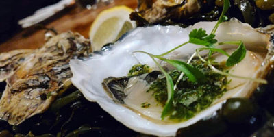 Oysters from one fish street St Ives