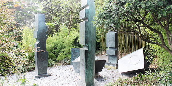 Hepworth sculpture garden in St Ives