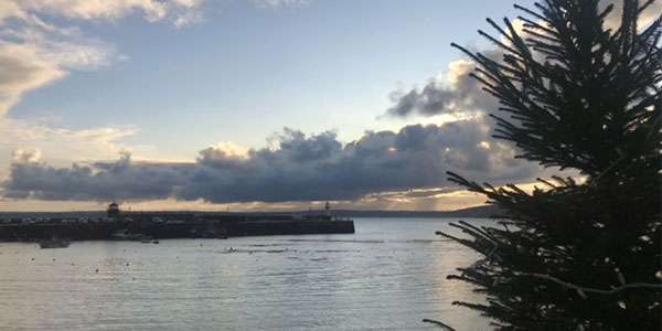 Christmas St Ives Harbour