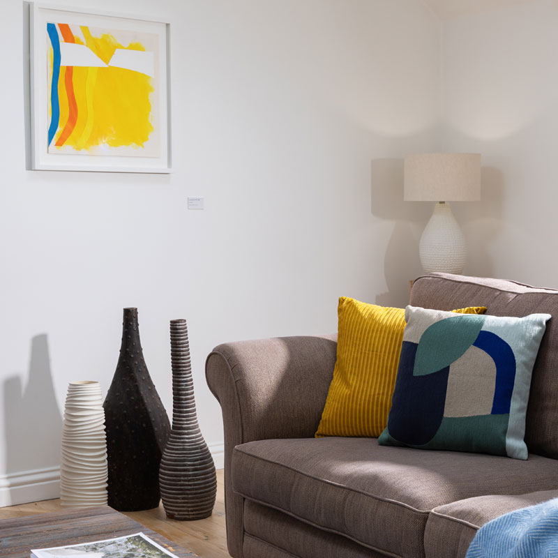 Ocean - Sofa and artwork