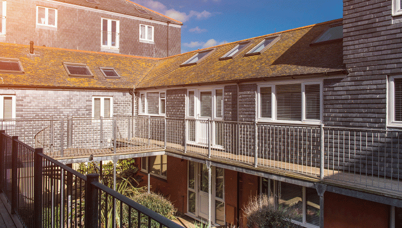 Sail Lofts _ our courtyard _ stay with sail lofts _ st ives sail lofts _ st ives cornwall _ st ives kernow _ accommodation in st ives
