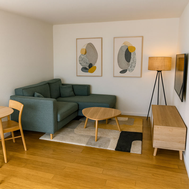 Studio 5 - open plan living area